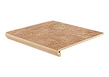 Клинкерная ступень флорентинер противоскользящая плитка Interbau Nature Art Gobi sand, 360*320*9,5 мм