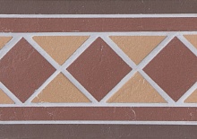 Клинкерная Мозаика декор подступенок на сетке ЭкоКлинкер Square Квадрат 250*150*14 мм
