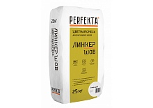 Затирка для кирпичных швов Perfekta: Смесь для расшивки цветная Линкер Шов супер белый, 25 кг
