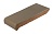 300*110*25 мм ОК30 коричневый Клинкерный подоконник - фасад дома ZG Klinker