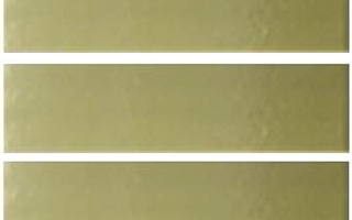 №11 Глазурованная Фасадная плитка Клинкерная облицовочная под кирпич 283х84х13,5 мм цвет желтый бежево-зеленый RAL
