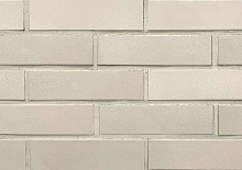 Амстердам-7 белая клинкерная фасадная плитка под кирпич 245*65*7 мм, керамин