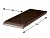 280*120*15 мм ОК28-02 коричневый глазурованный, Клинкерный подоконник, отлив - фасад дома klinker