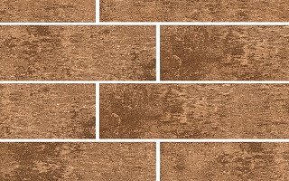 Теннесси-3 светло-коричневая клинкерная фасадная плитка под кирпич 245*65*7 мм, керамин